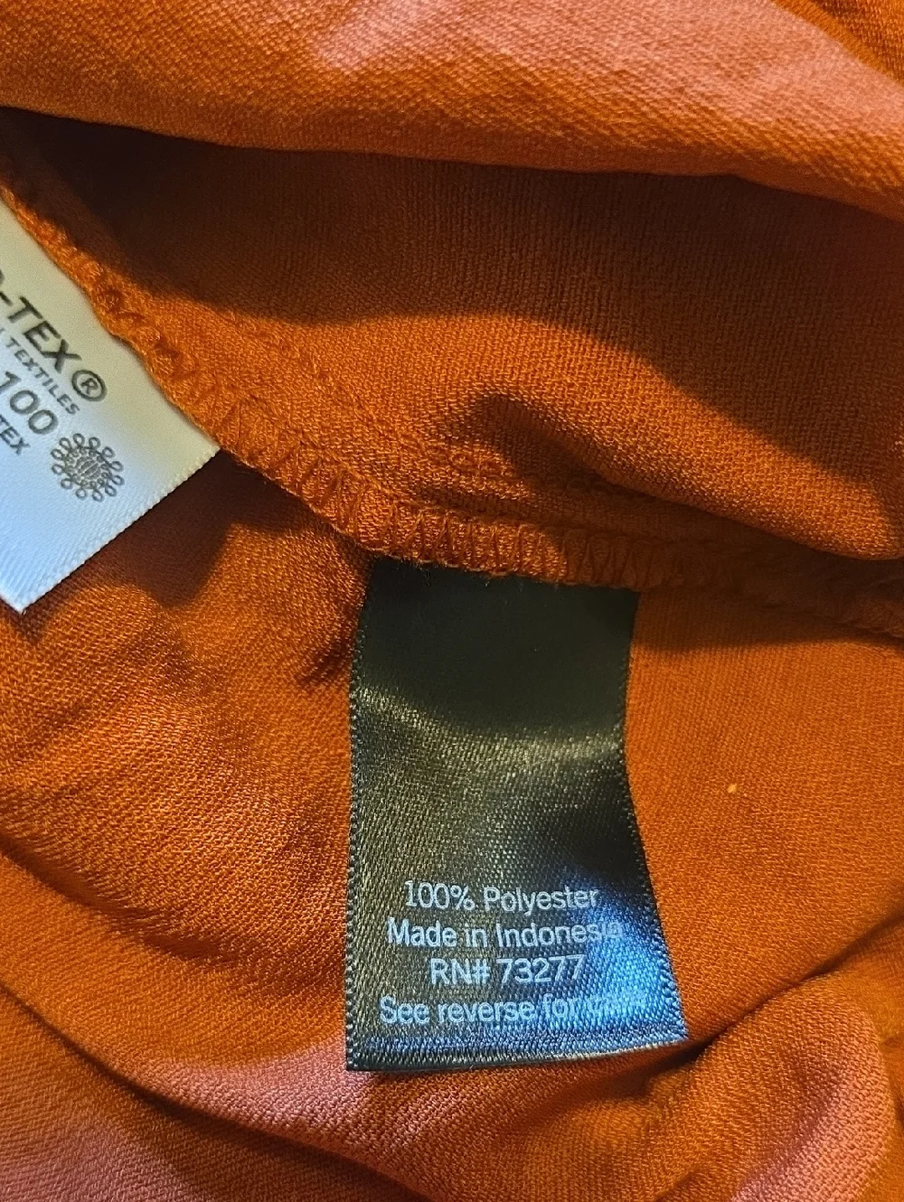Simply Vera Vera Wang Rust-Colored Button-Front Tie Hem Shirt Size Xl NWT - Picture 7 of 8